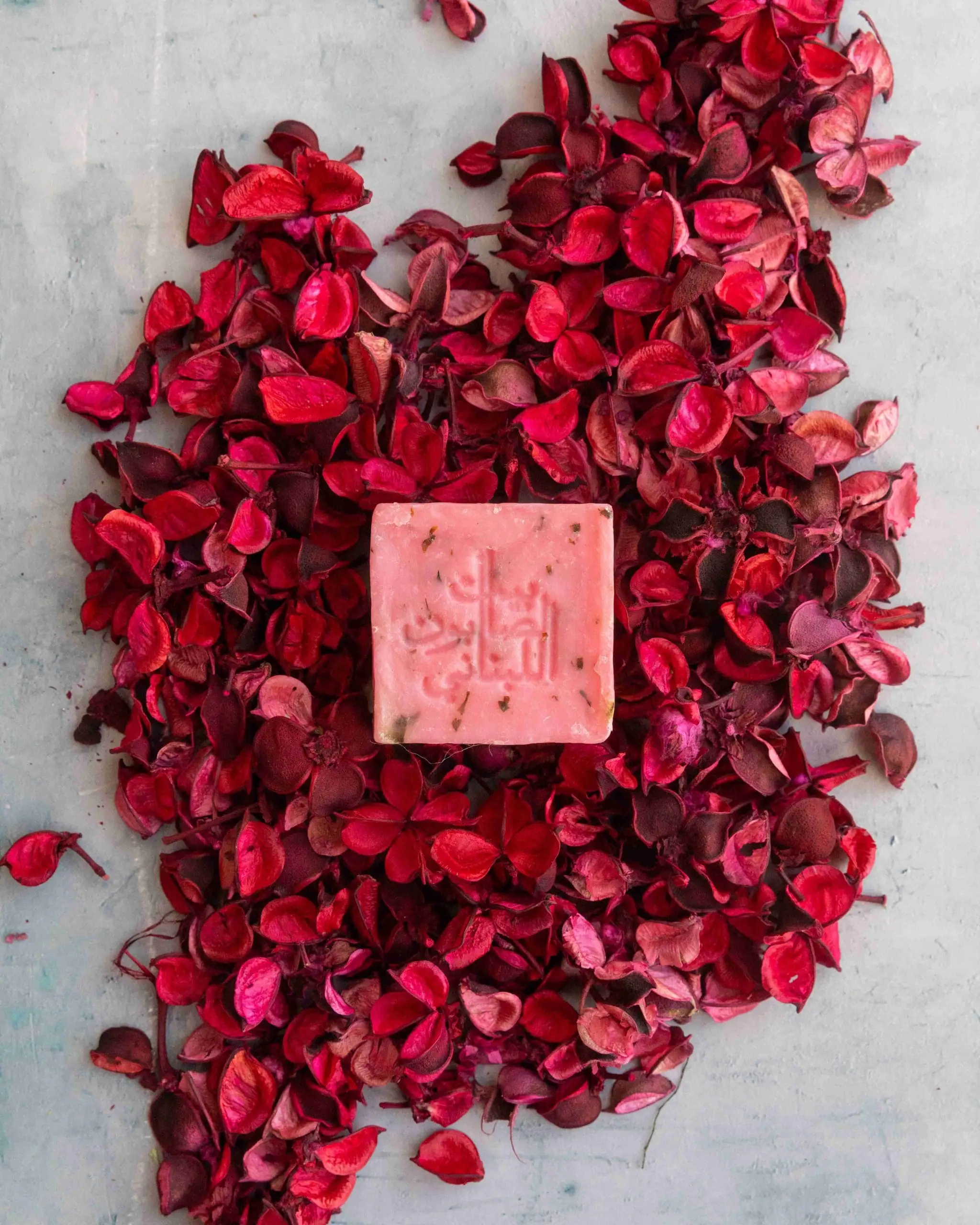 Rose Petals Baladi Soap 210g - Image 3